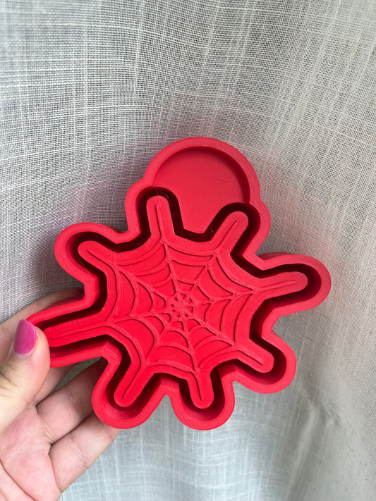 spider web silicone mold for freshies