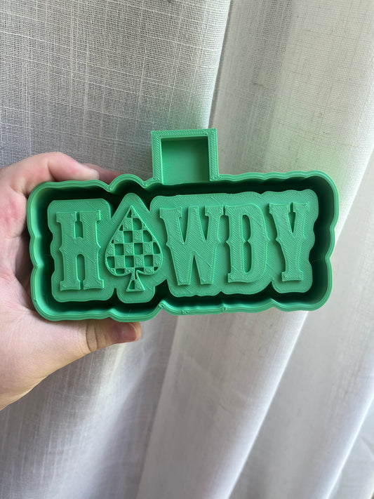 Howdy silicone mold for freshies