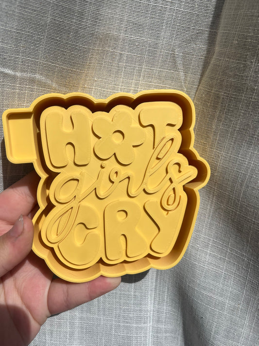 hot girls cry silicone mold for freshies