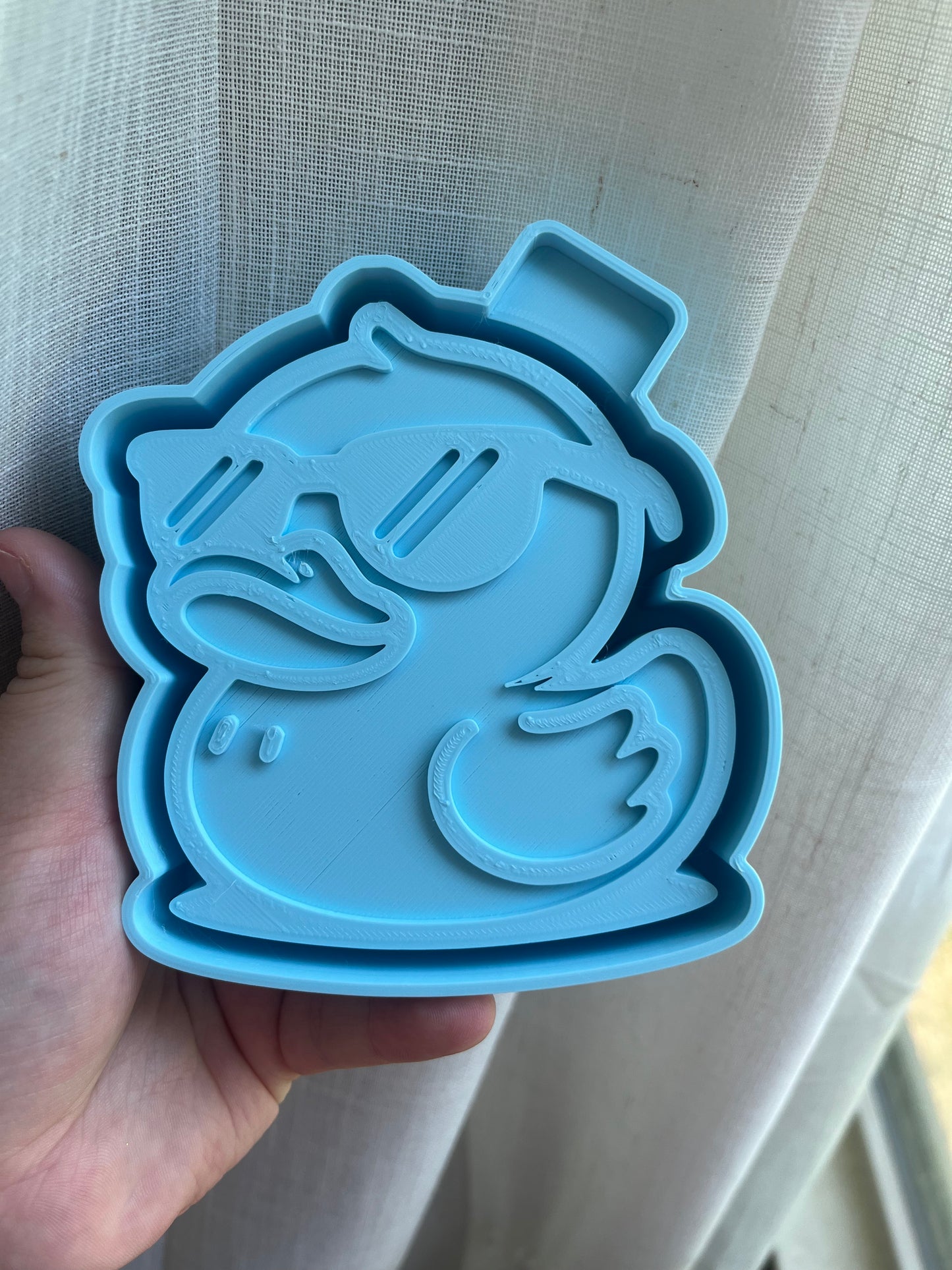 Cool duck silicone mold for freshies