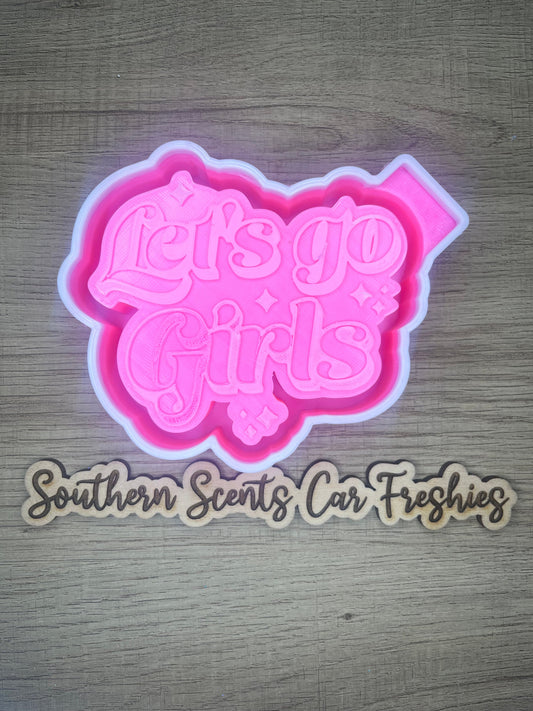 Let’s go girls silicone mold