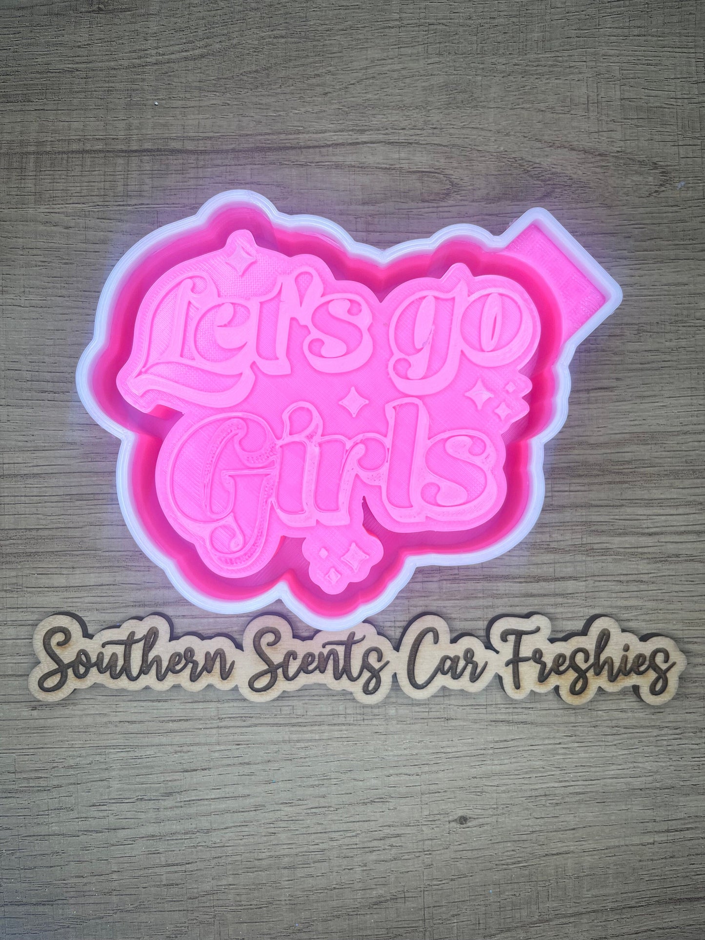 Let’s go girls silicone mold