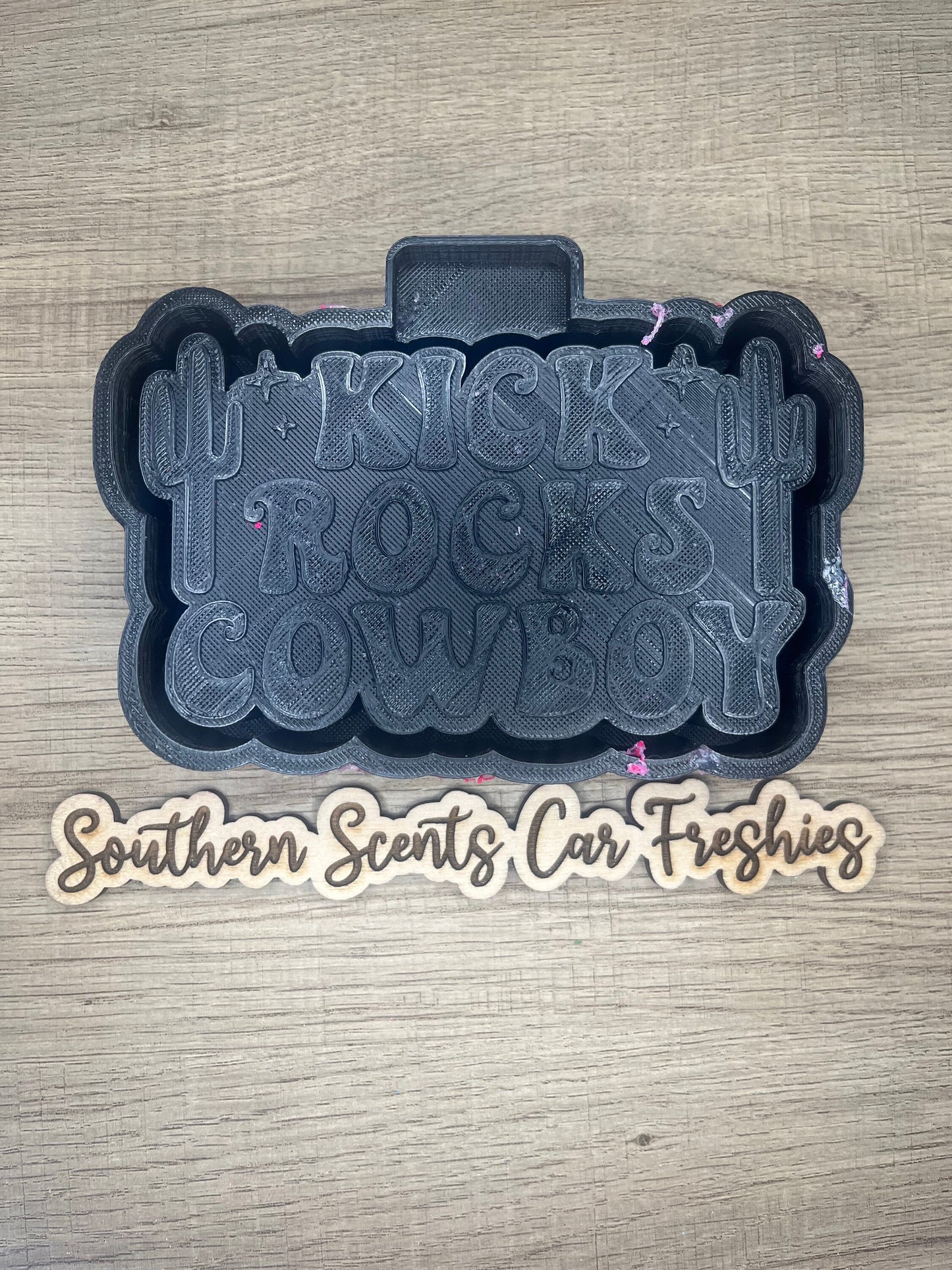 Kick rocks cowboy silicone mold