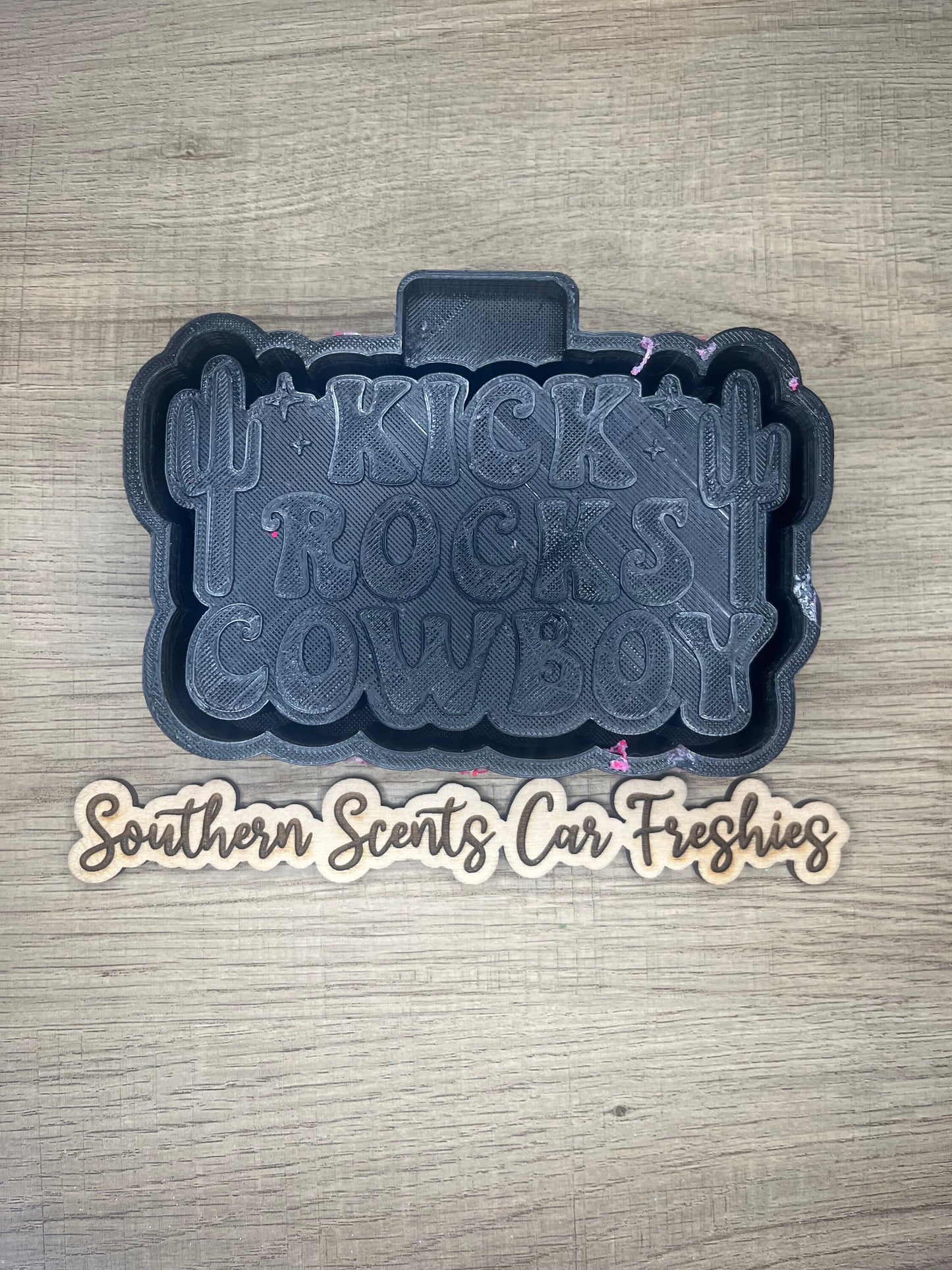 Kick rocks cowboy silicone mold