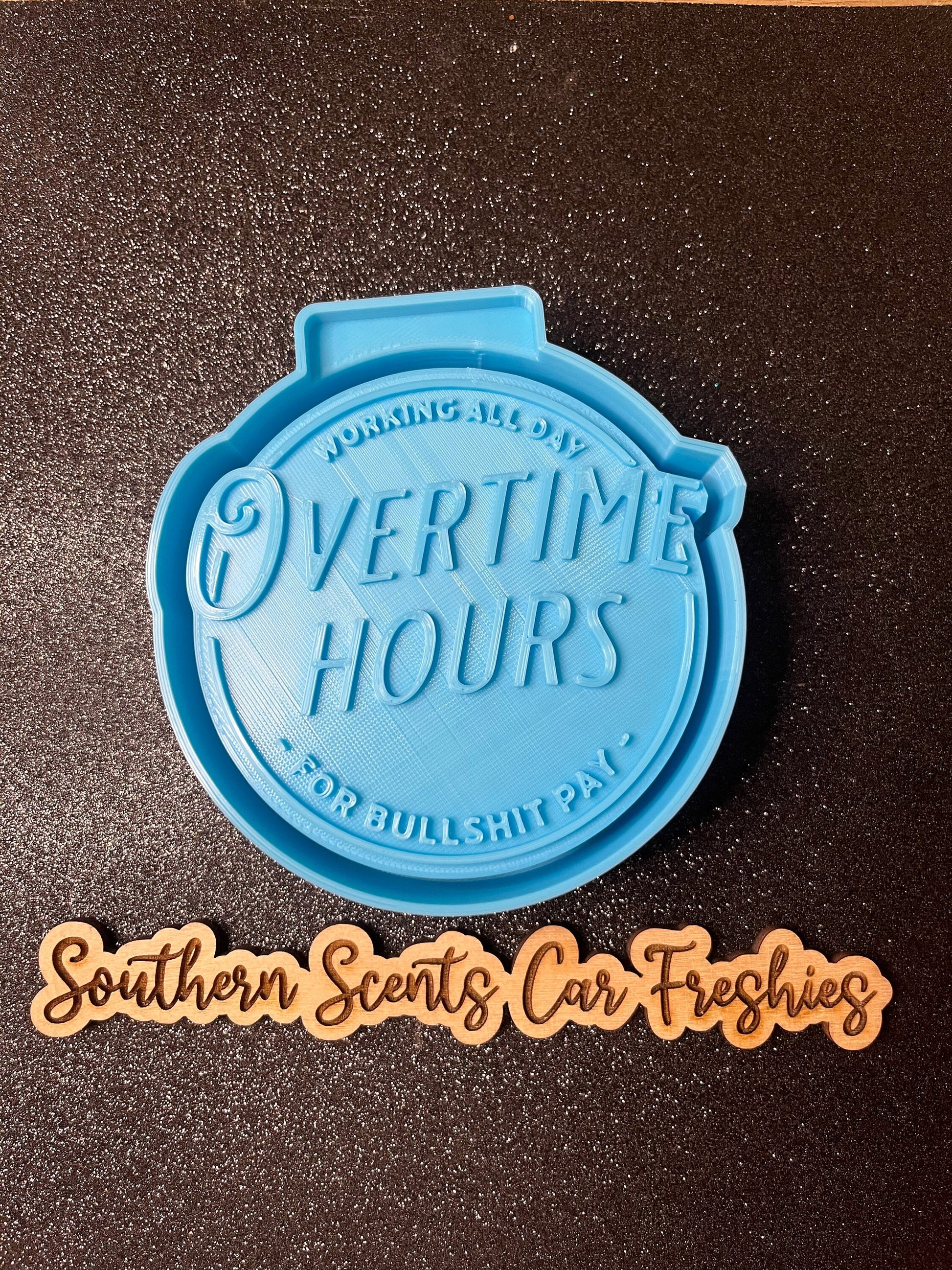 Over time hours silicone mold for freshies