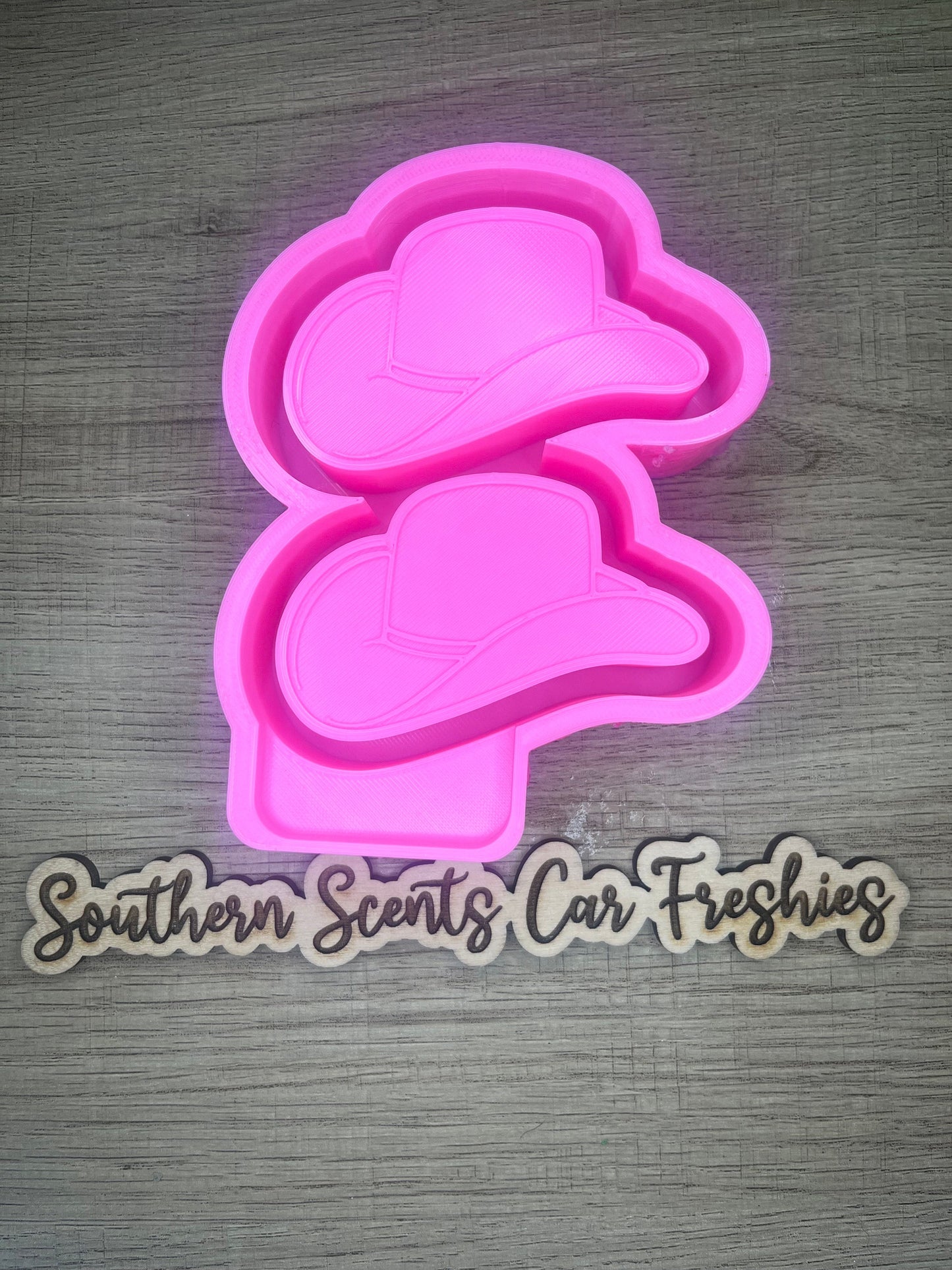 Cow boy hat silicone mold