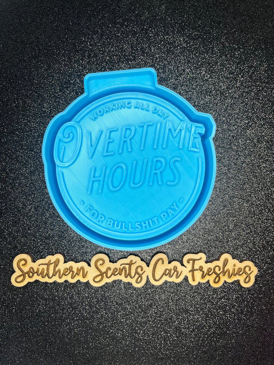 Over time hours silicone mold for freshies