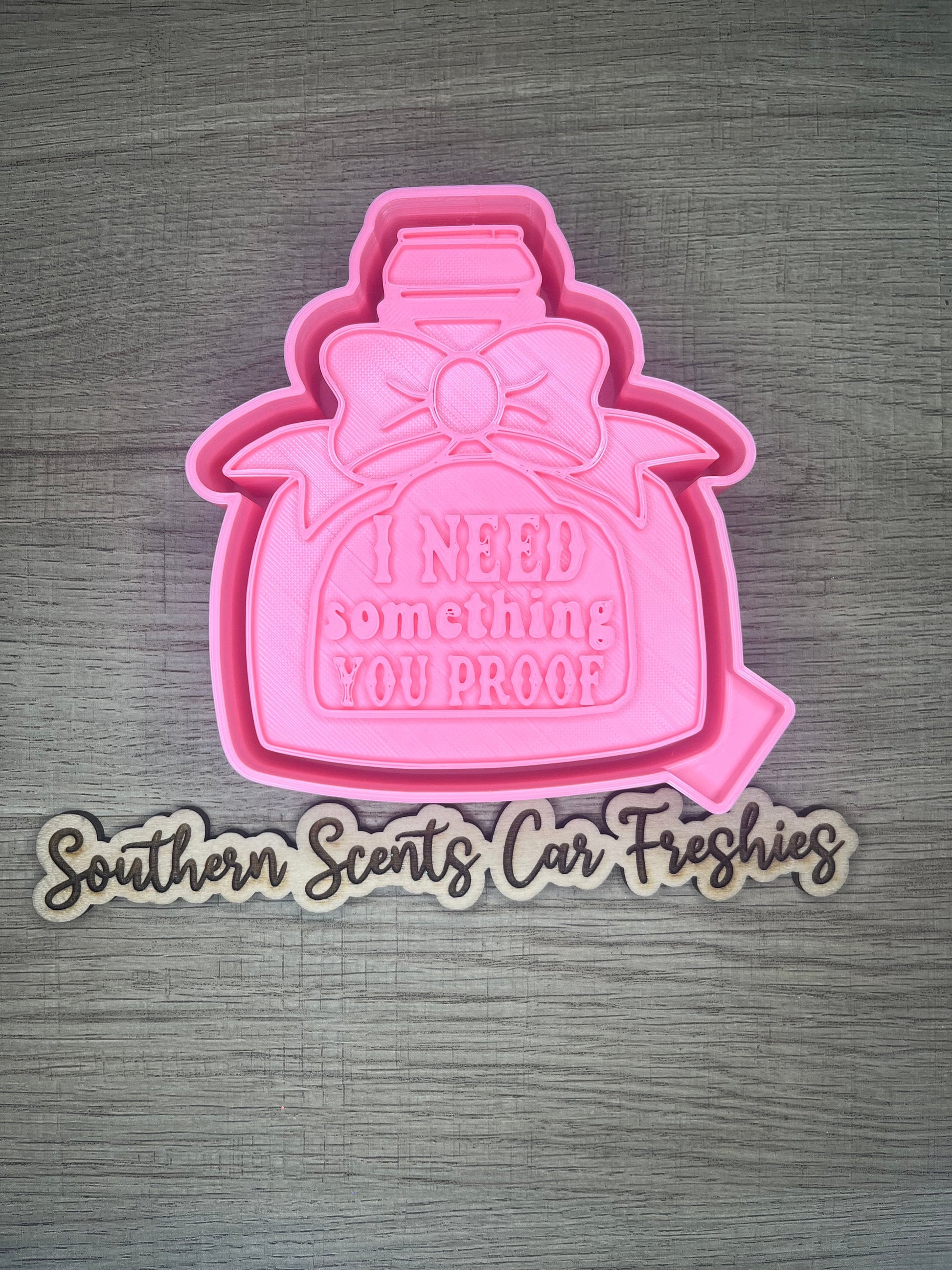 Something you proof bottle silicone mold for freshies