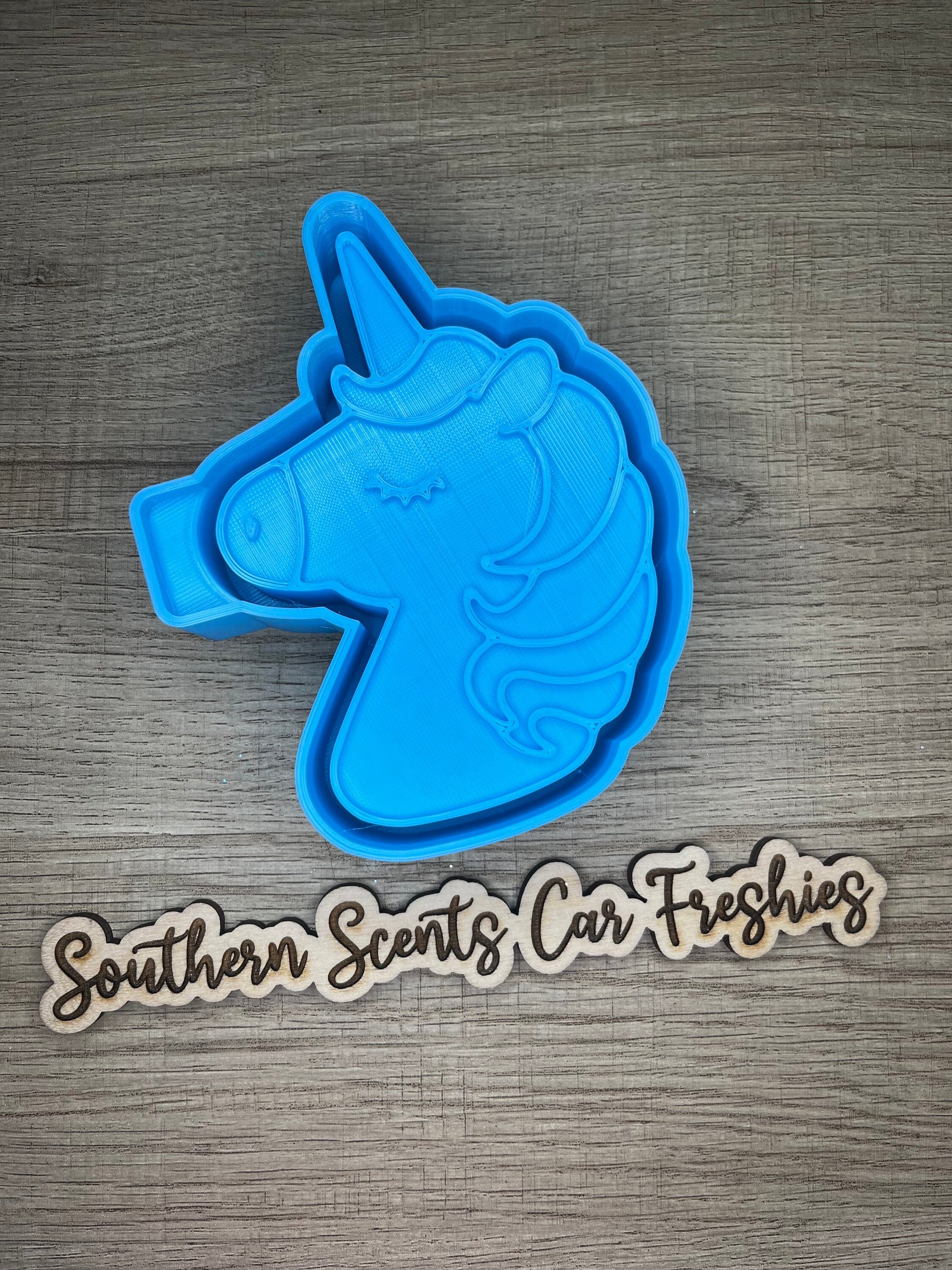 Unicorn silicone mold for freshies