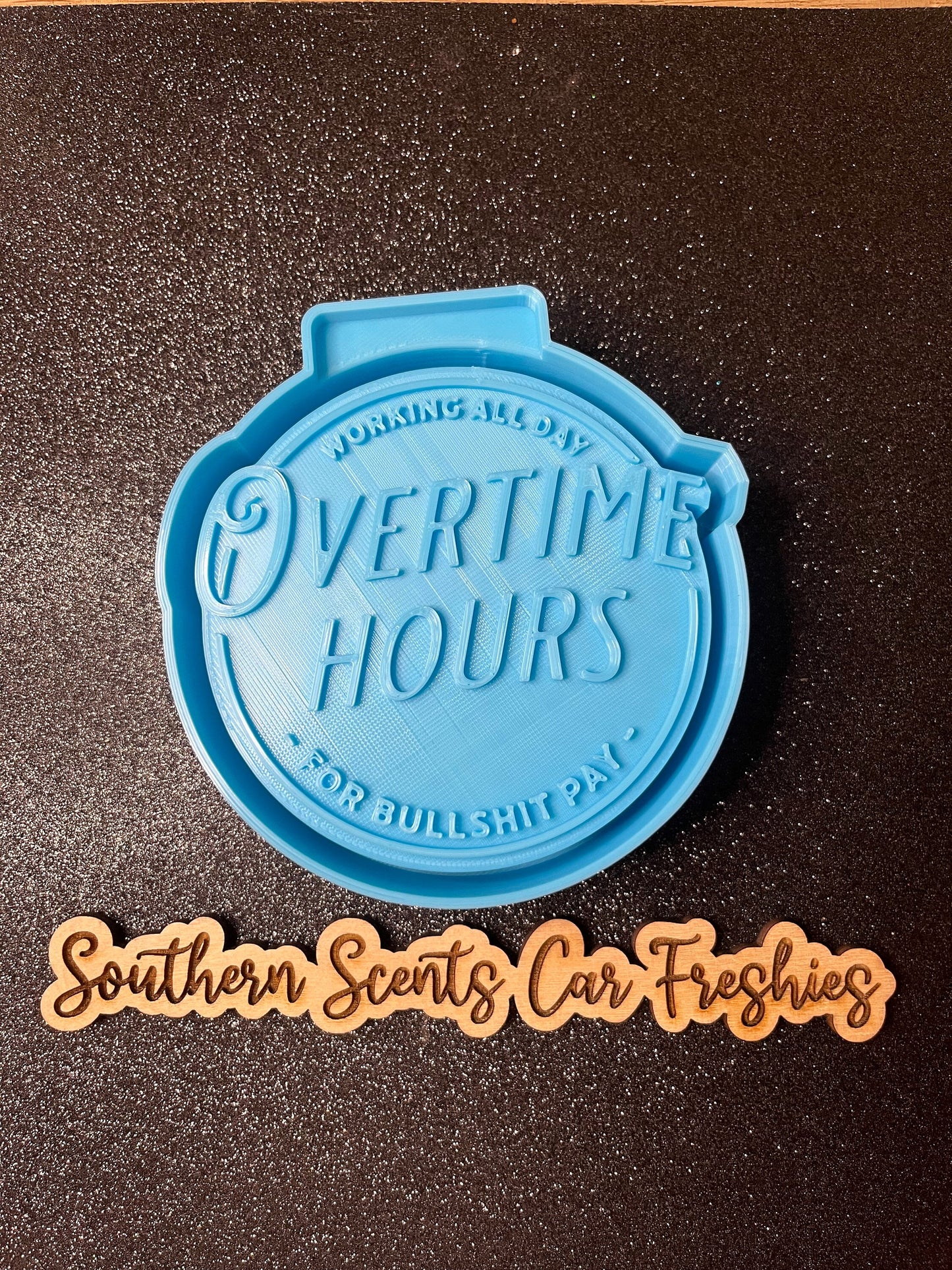 Over time hours silicone mold for freshies