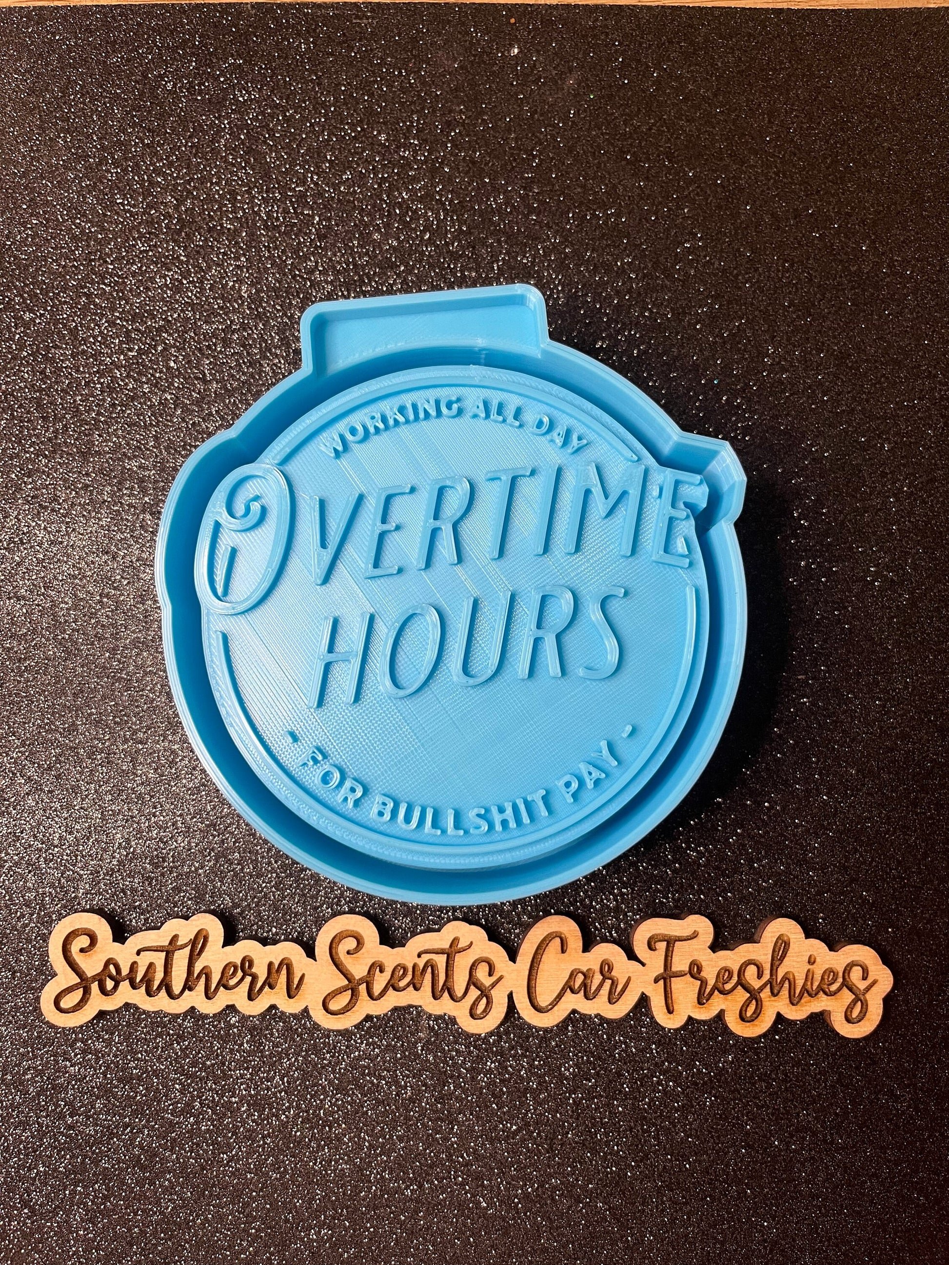 Over time hours silicone mold for freshies