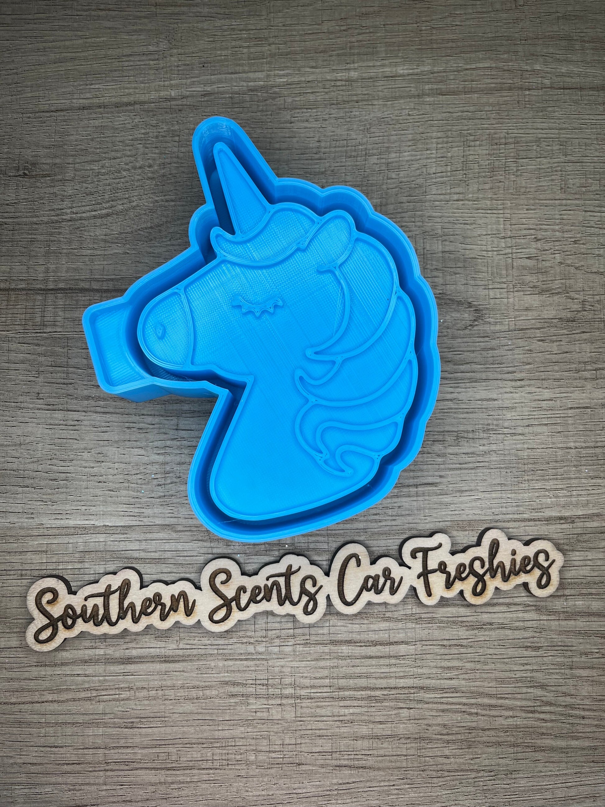 Unicorn silicone mold for freshies