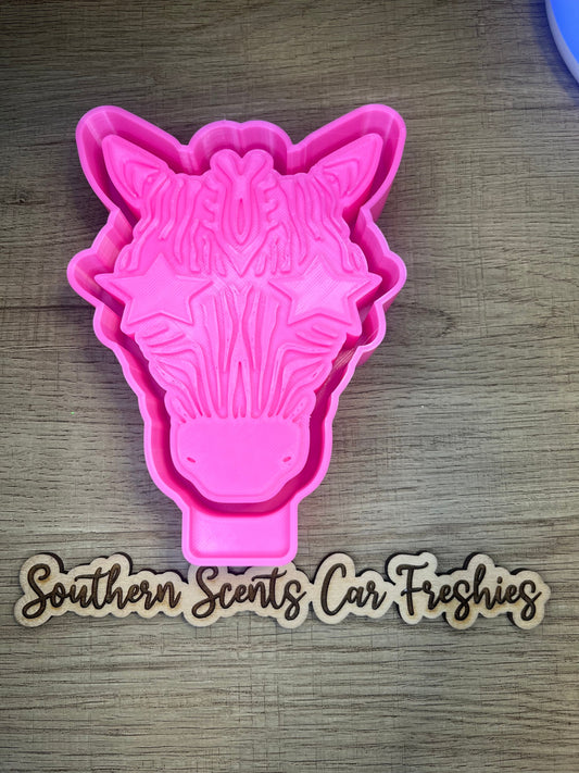 Zebra silicone mold for freshies