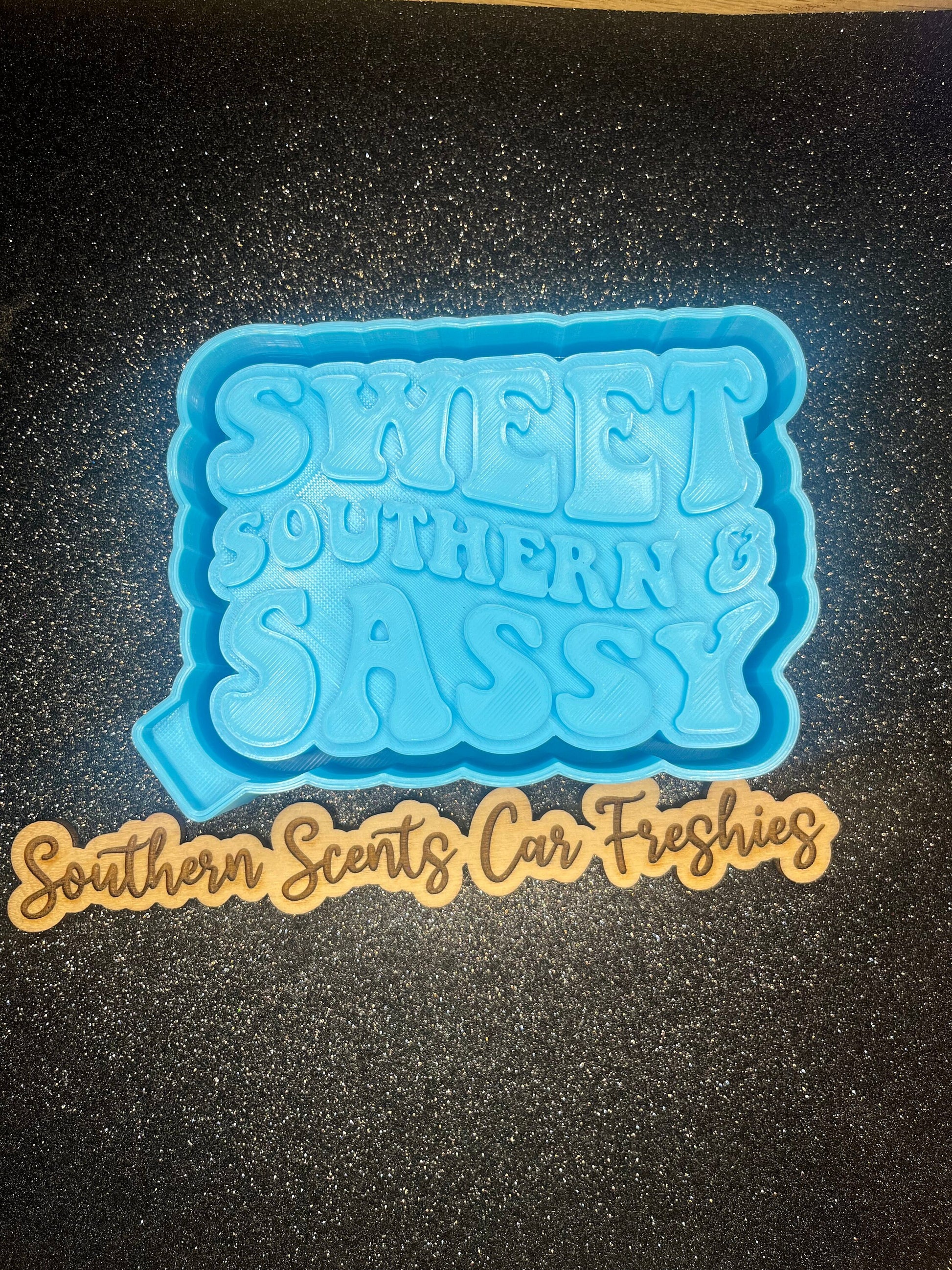 Sweet southern and sassy silicone mold for freshies