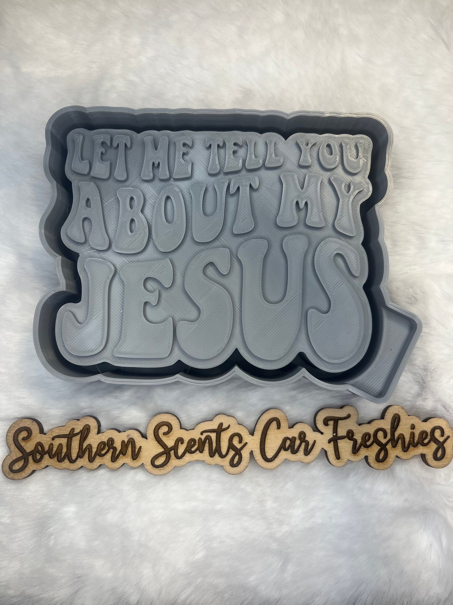 Let me tell you about my Jesus silicone mold for freshies