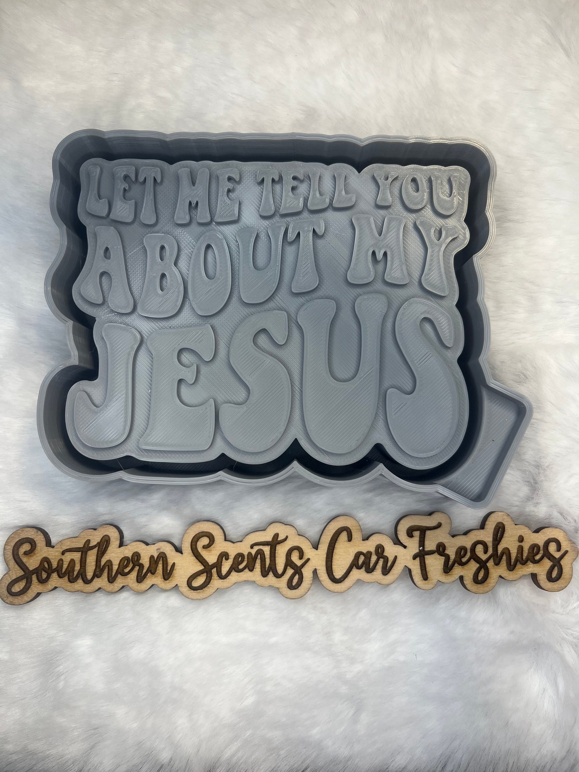 Let me tell you about my Jesus silicone mold for freshies