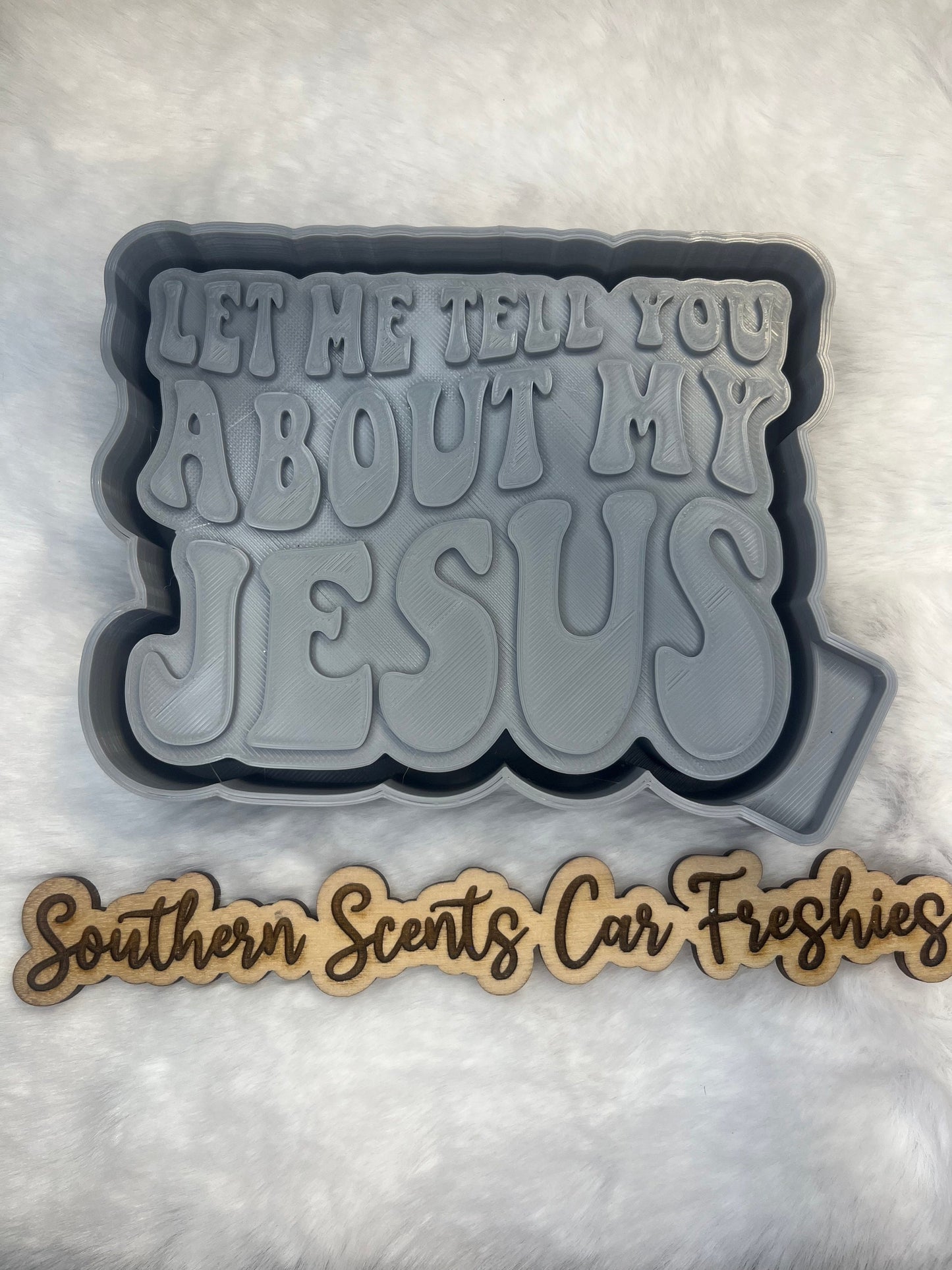 Let me tell you about my Jesus silicone mold for freshies