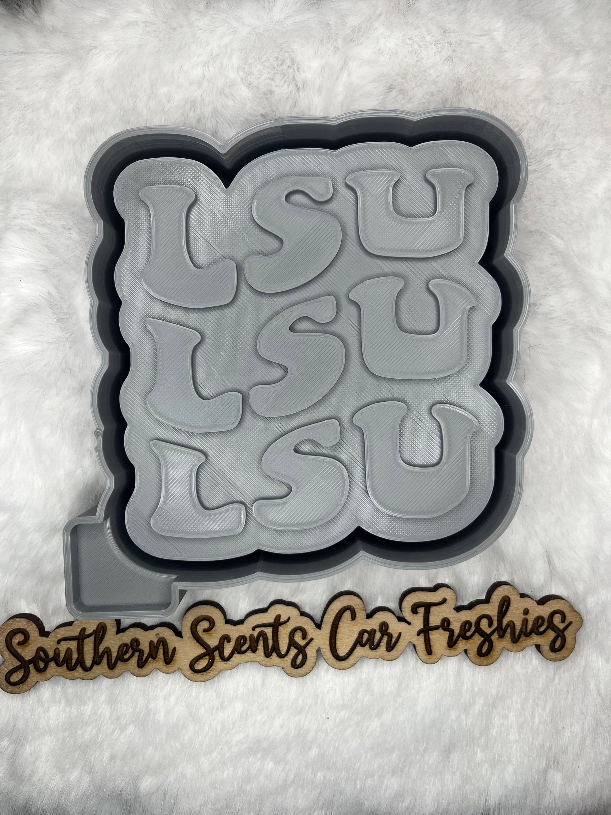 LSU silicone mold for freshies