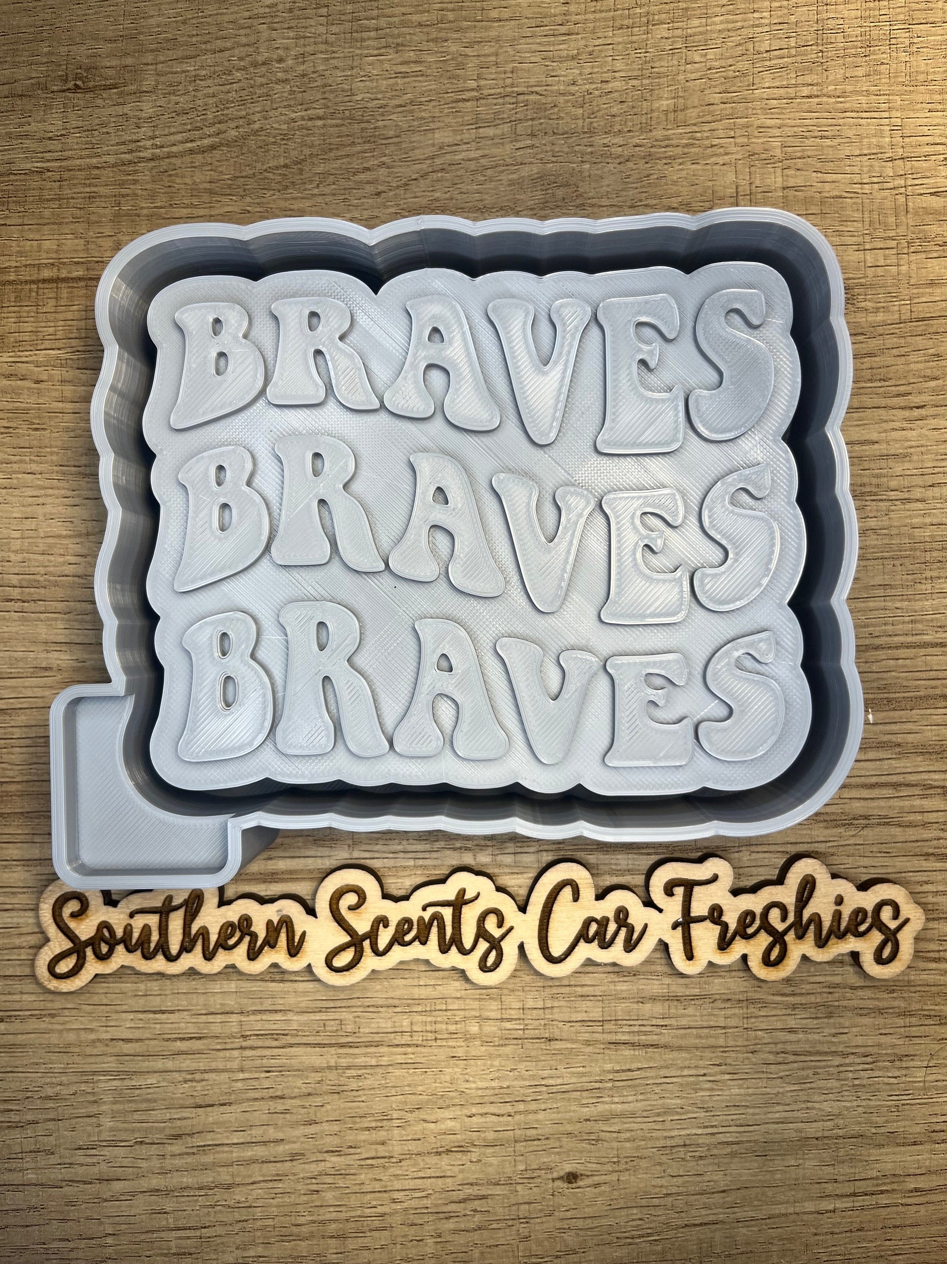 BRAVES silicone mold for freshies