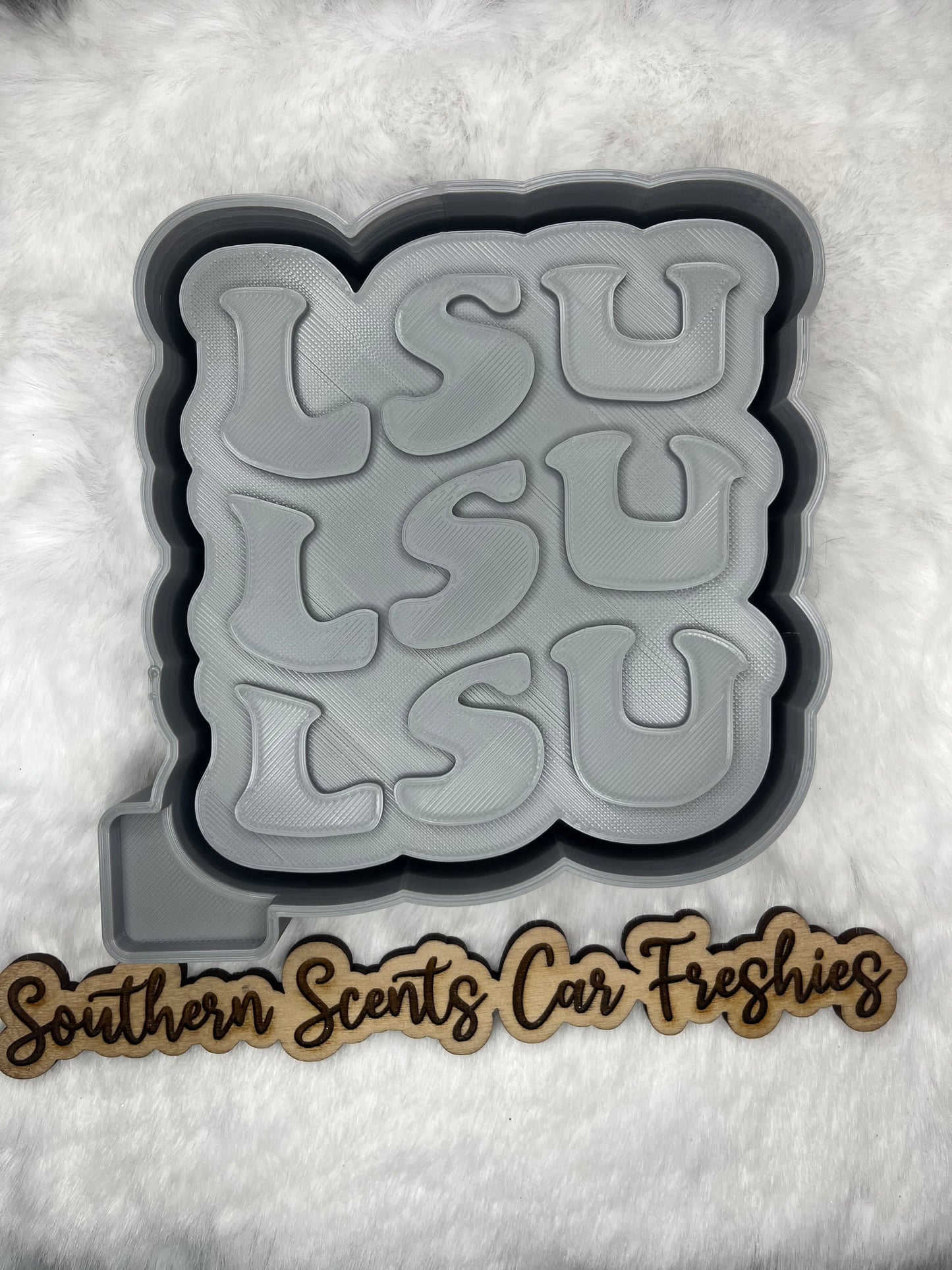 LSU silicone mold for freshies