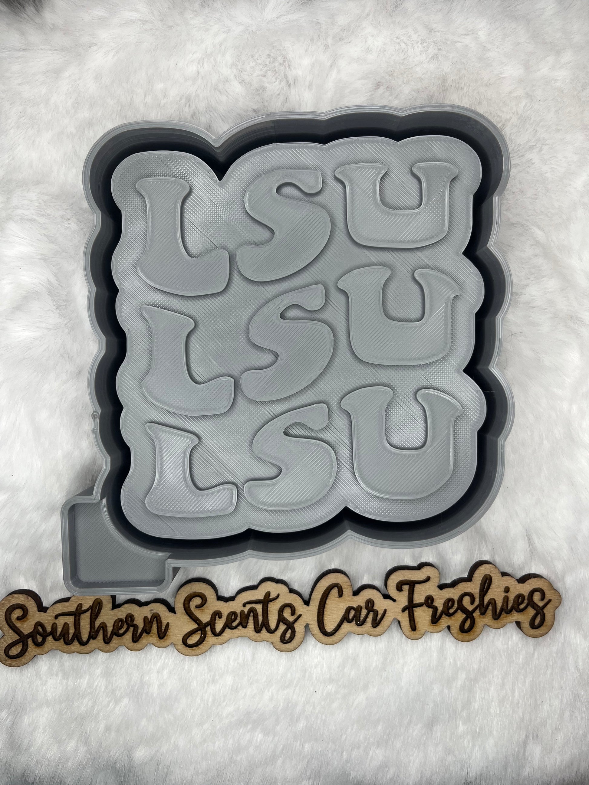 LSU silicone mold for freshies