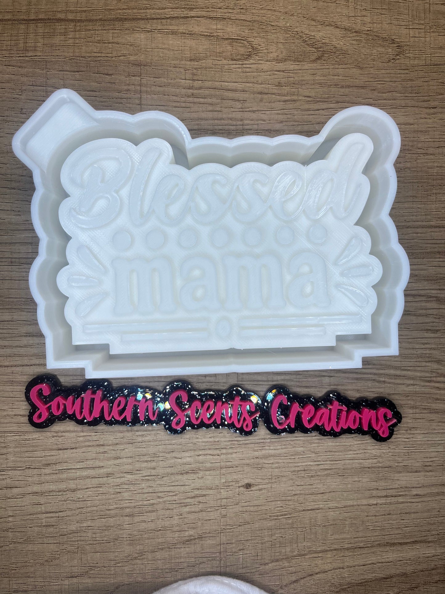 Blessed mama silicone mold for freshies