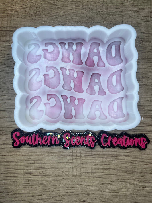 Dawgs silicone mold for freshies