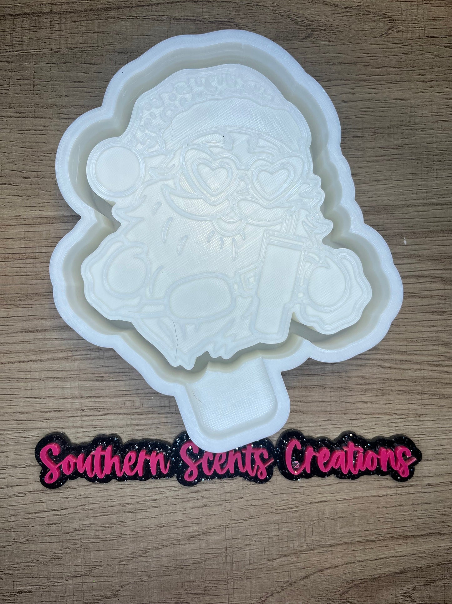 Boujee Santa silicone mold for freshies