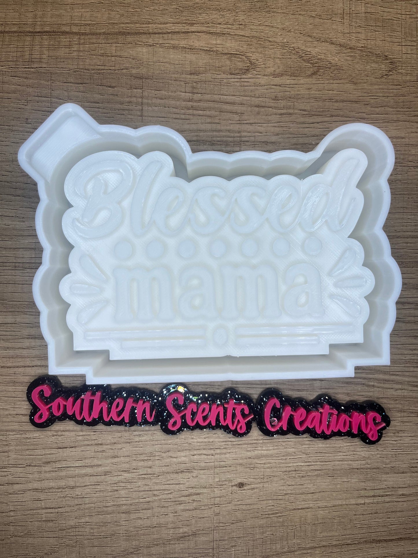 Blessed mama silicone mold for freshies