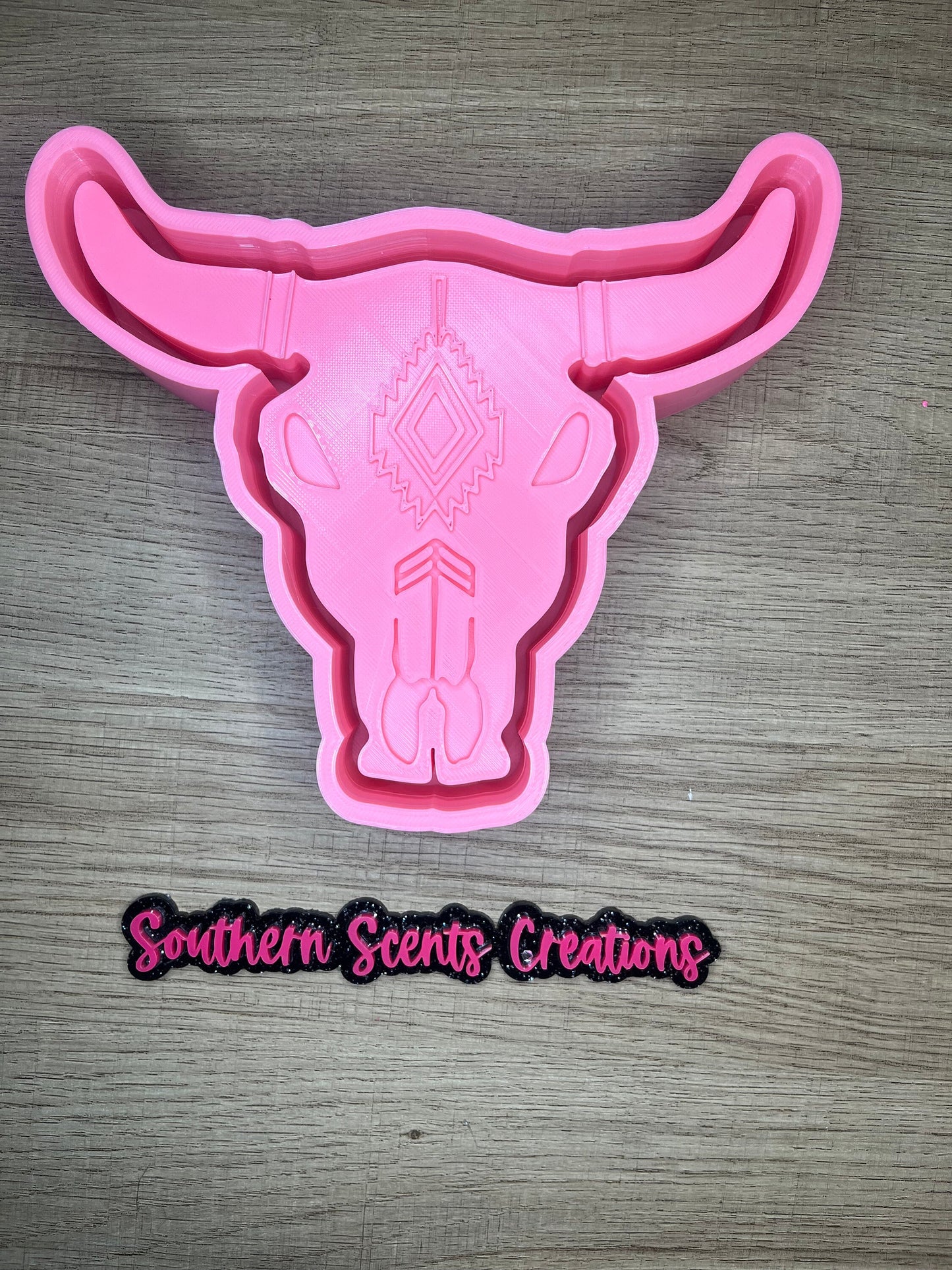 Bull skull silicone mold