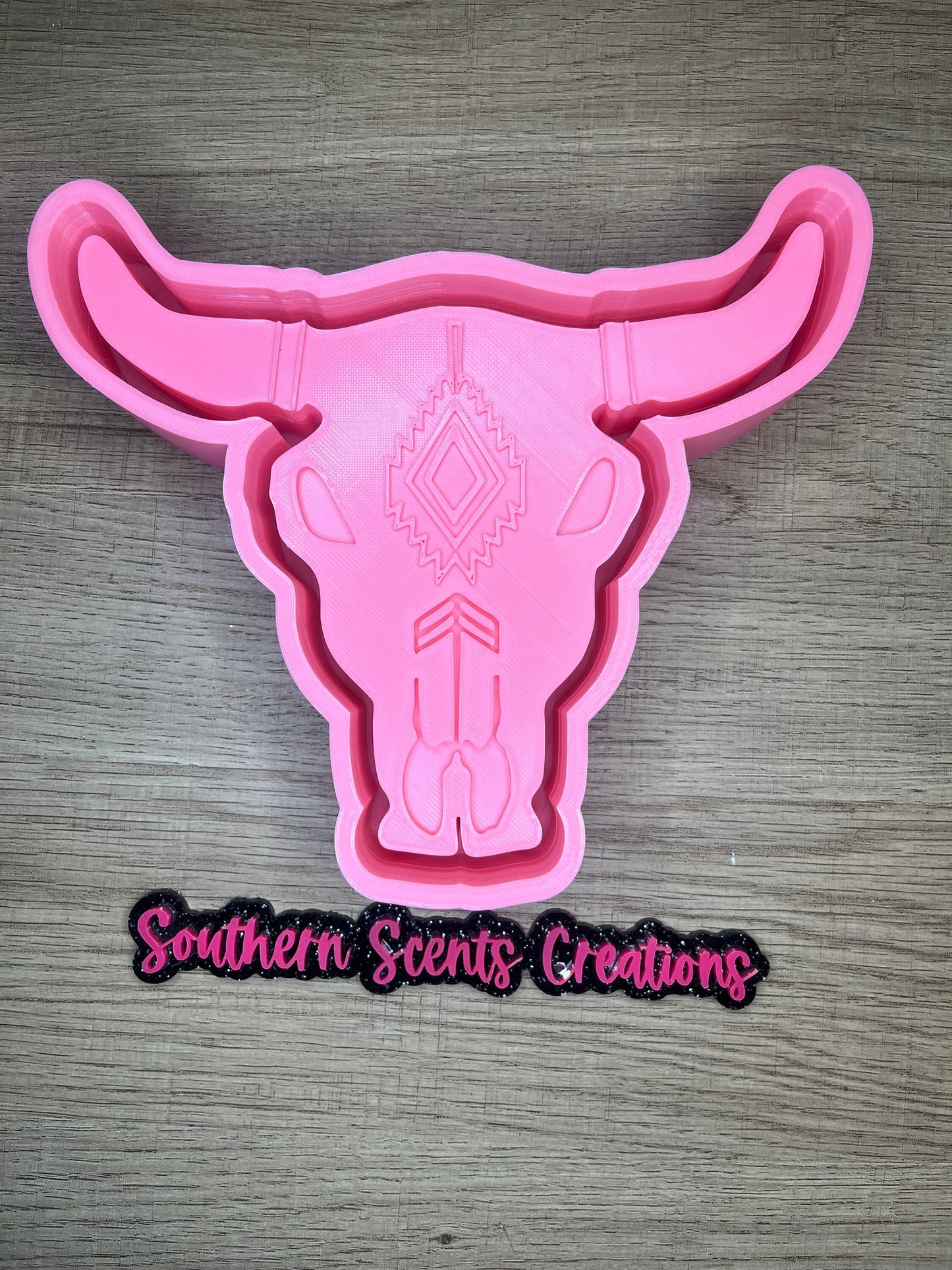 Bull skull silicone mold