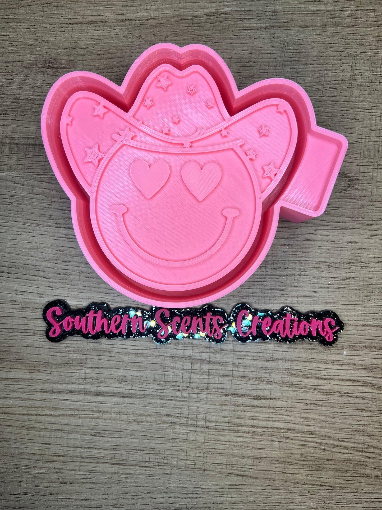 Valentines cowboy silicone mold for freshies