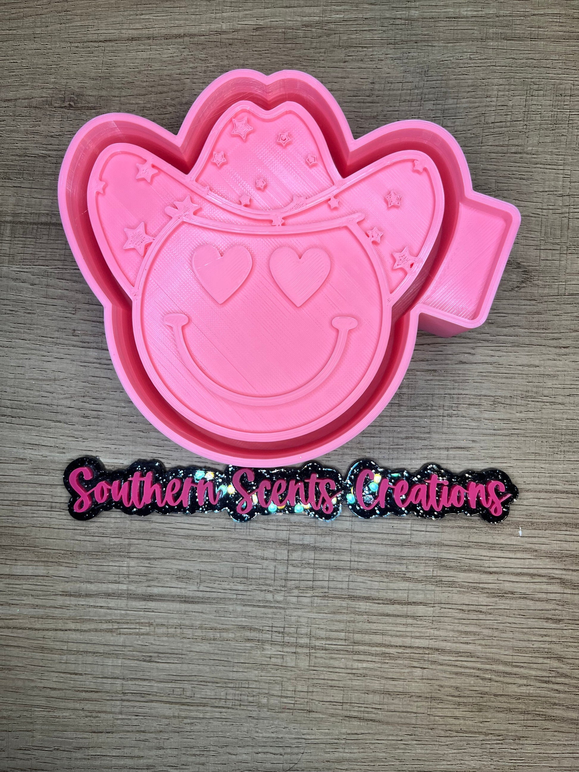 Valentines cowboy silicone mold for freshies